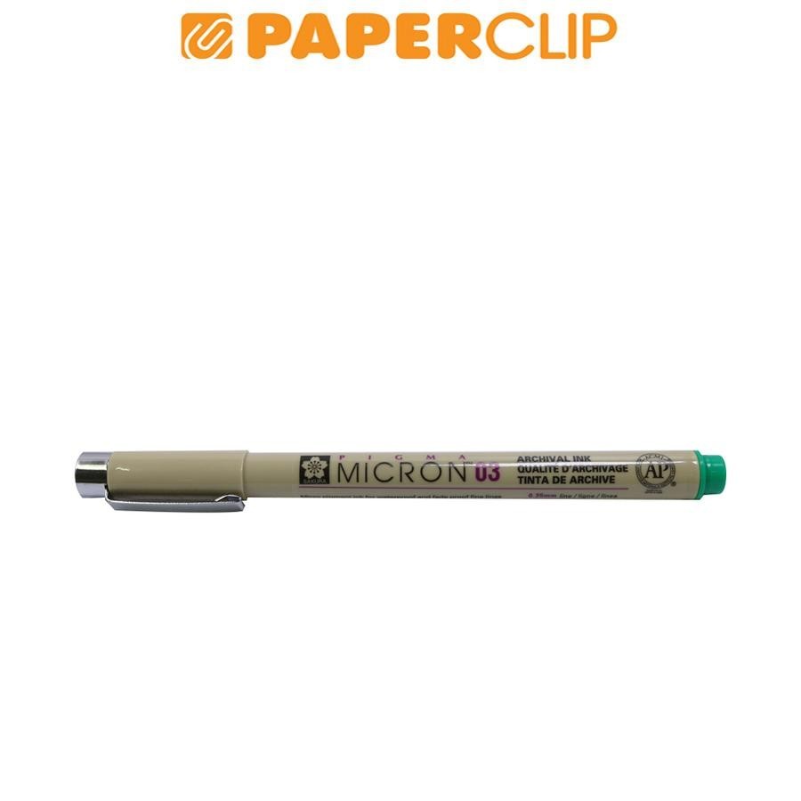 

BALLPOINT SAKURA PIGMA MICRON 03 XSDK03-29 GREEN