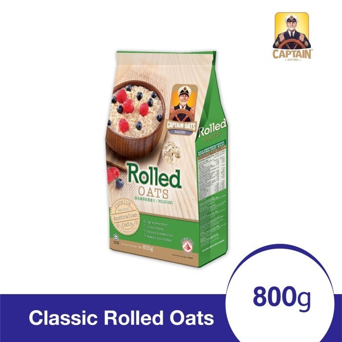 

Terbaru- Captain Oats Rolled Oats 800 gr