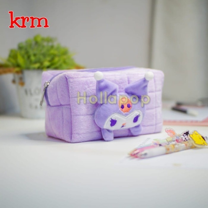 

✨LARIS✨ -Tempat Pensil Pouch Boneka Kuromi Cinnamoroll Melody Pompompurin - Cn