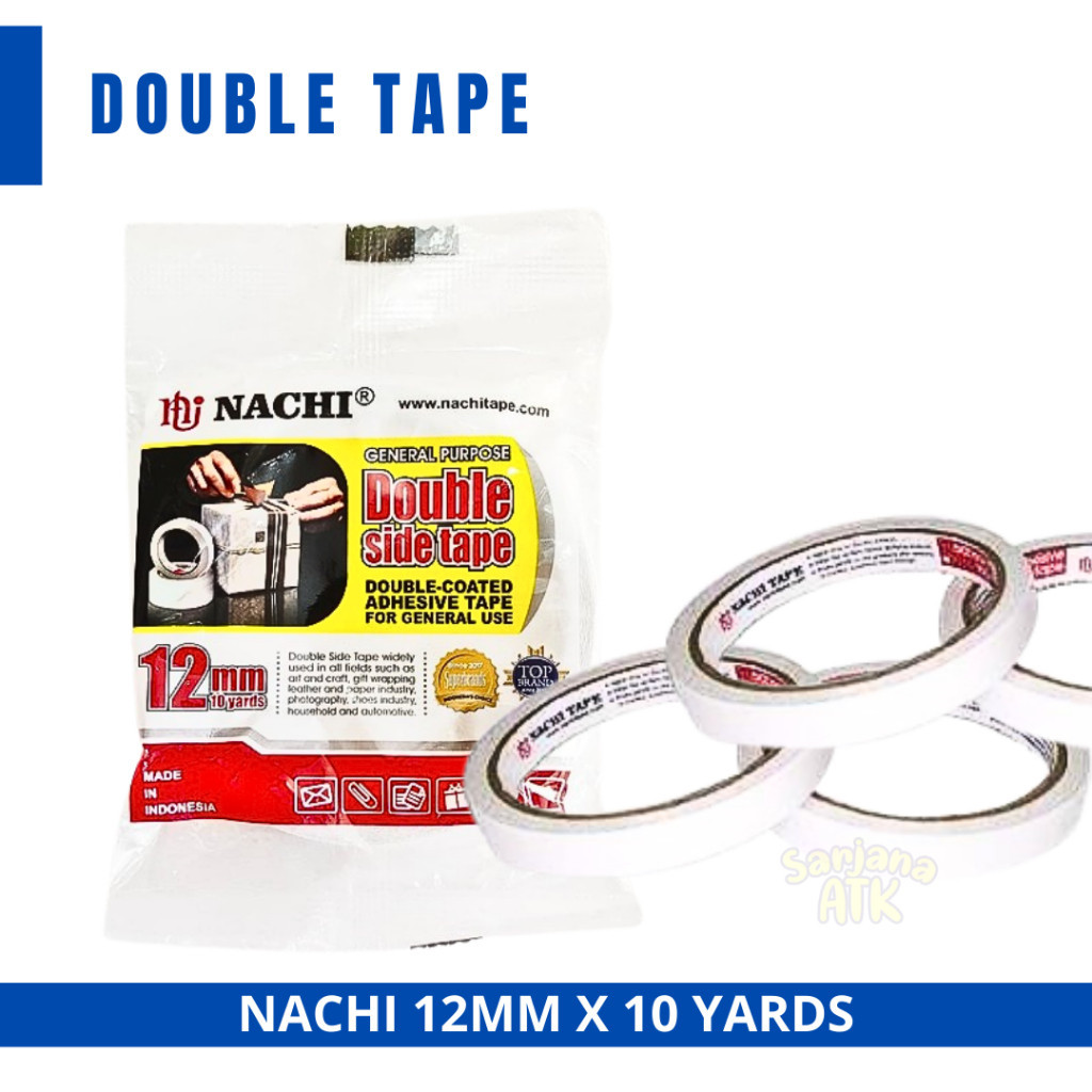

Isolasi Double Tape Nachi 12 mm x 10 yard