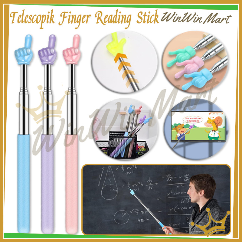 

68CM Teleskopik Pointer Untuk Mengajar/Telescopik Finger Reading Stick/Telescopic Pointer Stick