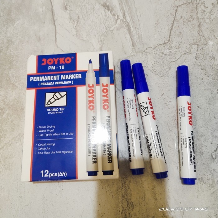 

Joyko Permanent Marker Round Tip / Spidol Permanen Joyko PM 18