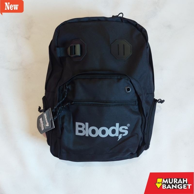 Tas Ransel Pria Kekinian ransel/backpack Bloods - hitam - original bnwt