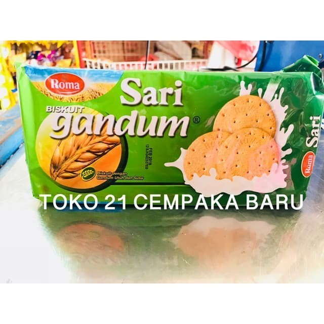 

Roma Biskuit SARI GANDUM 240g | Biscuits Susu Roma Murah Promo 240 gr