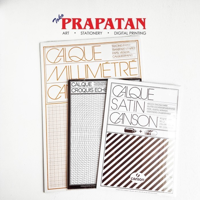 

DS99 Canson Calque Tracing Paper Croquis Millimetre Satin - Croquis 70gsm