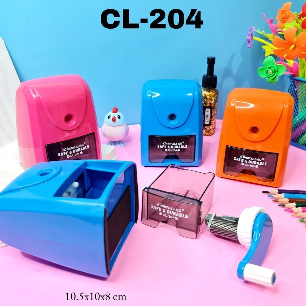 

MJ Peruncing Putar CL-204/Rautan Putar/Sharpener/Serutan