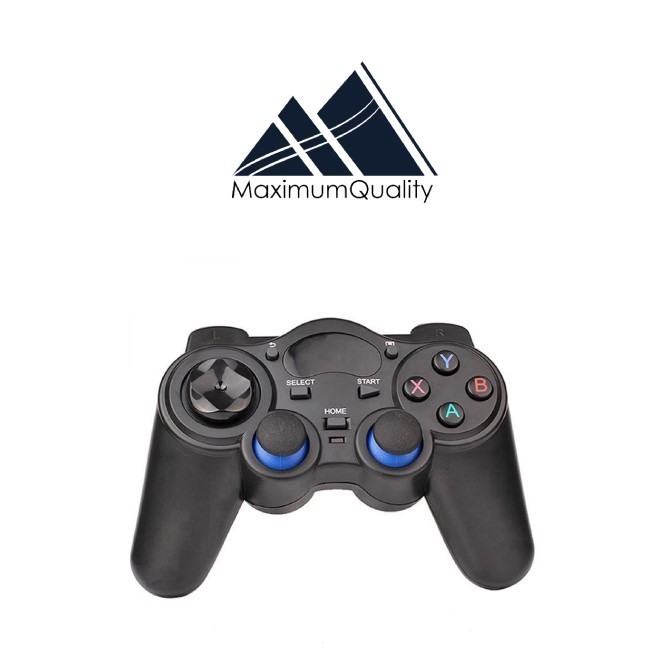 [Best] Gamepad Joystick Wireless 2.4 GHz untuk TV Box / Smartphone - OTG MicroUSB