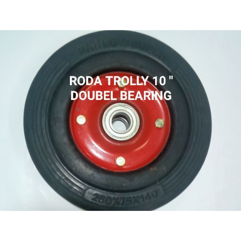 RODA KARET TROLLY 10 " X LEBAR 100mm