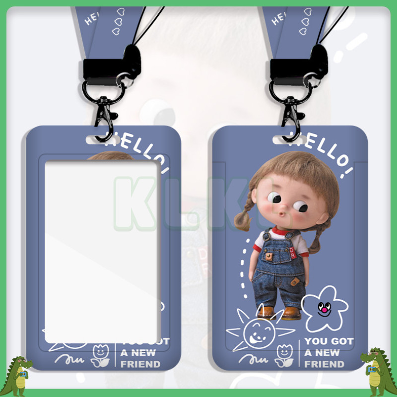 

✨ KLKL ✨ Gantungan Kartu Id Card Aesthetic Tali Nama Tag Id Card Nametag Dada Id Card Custom Nametag Nama Dompet Plastik Transparan Tempat Kartu Atm Card Holder Dompet Kartu