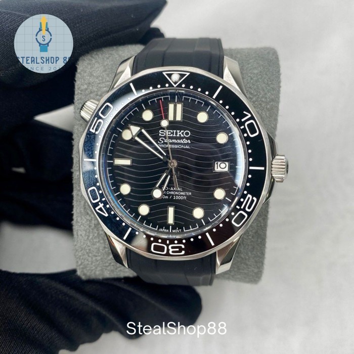 Seiko  Seamaster Black Co Axial 007 NH35