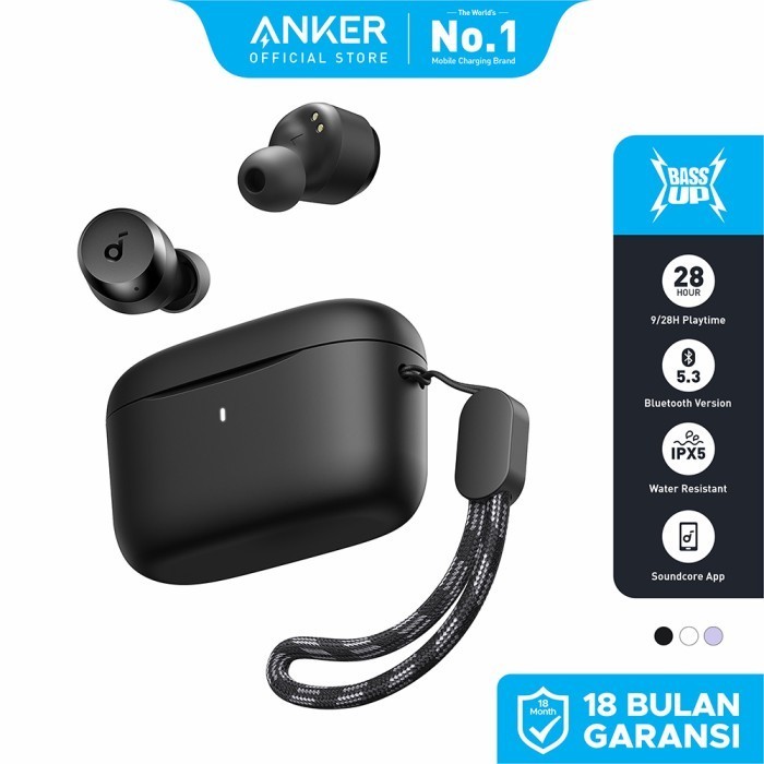 TERBARU TWS Anker SoundCore A20i - A3948 - Hitam