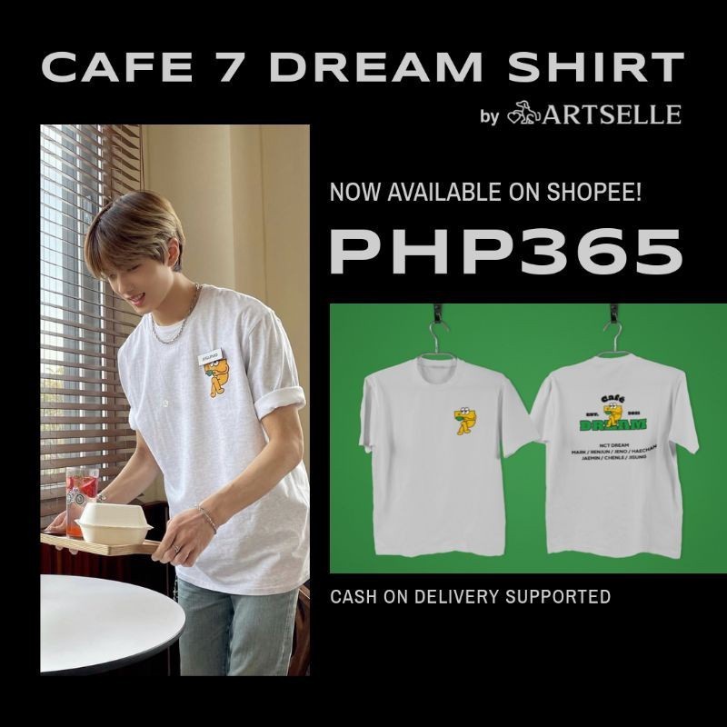 original design NCT CAFE 7 DREAM INSPIRED SHIRT
