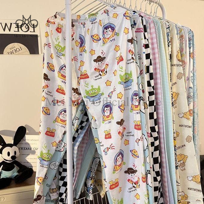 MEI MEI Celana Panjang Santai - Celana Tidur / Celana Wanita Pria / Celana Unisex / Celana Santai Ha