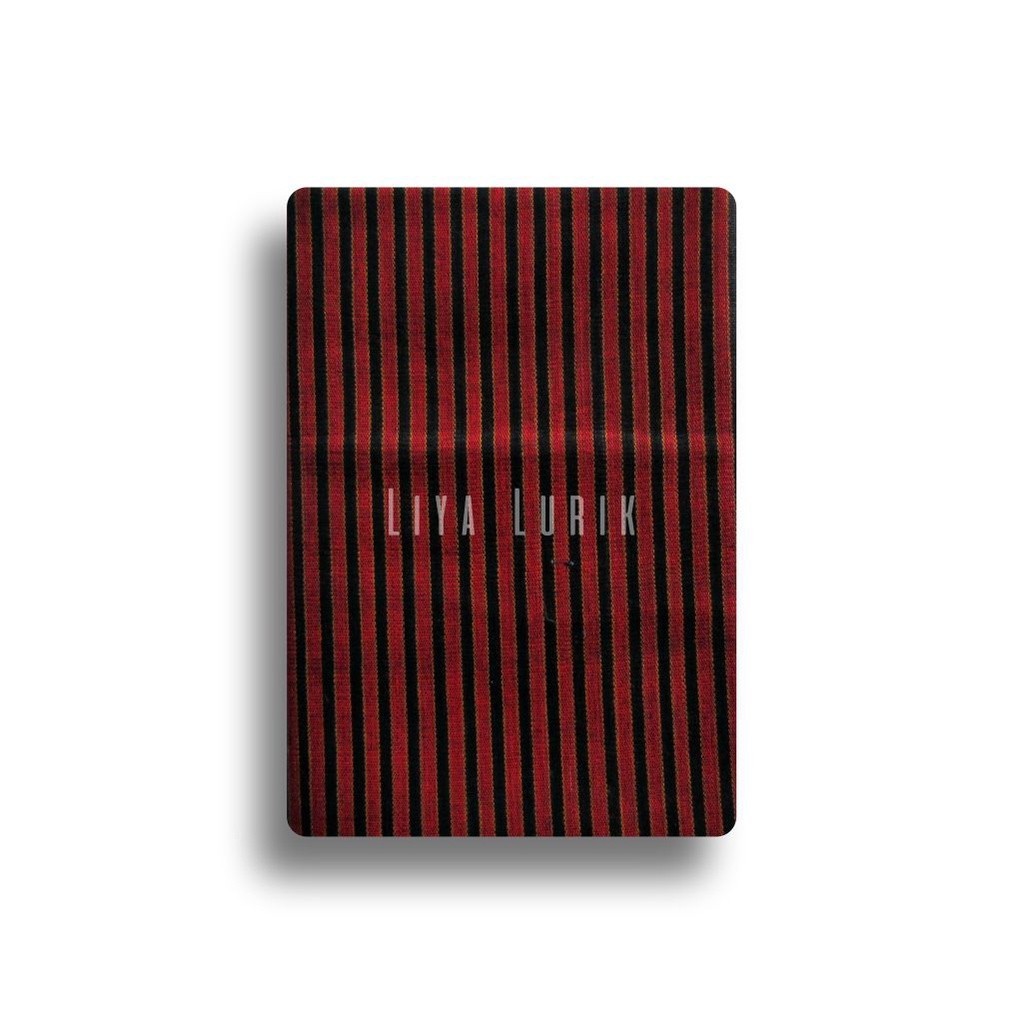 LURIK Kain Tenun Lurik Motif Lir Cilik Merah Hitam