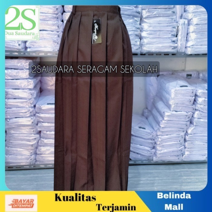 

⭐KUALITAS TERBAIK⭐ Rok Panjang Rempel Coklat Pramuka SD/SMP/SMA Seragam Sekolah 24 Terlaris