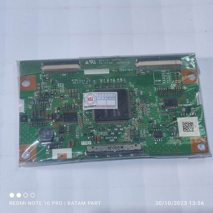 Tcon board logic tv Lcd Toshiba 32CV500E - 32CV500 E - 32