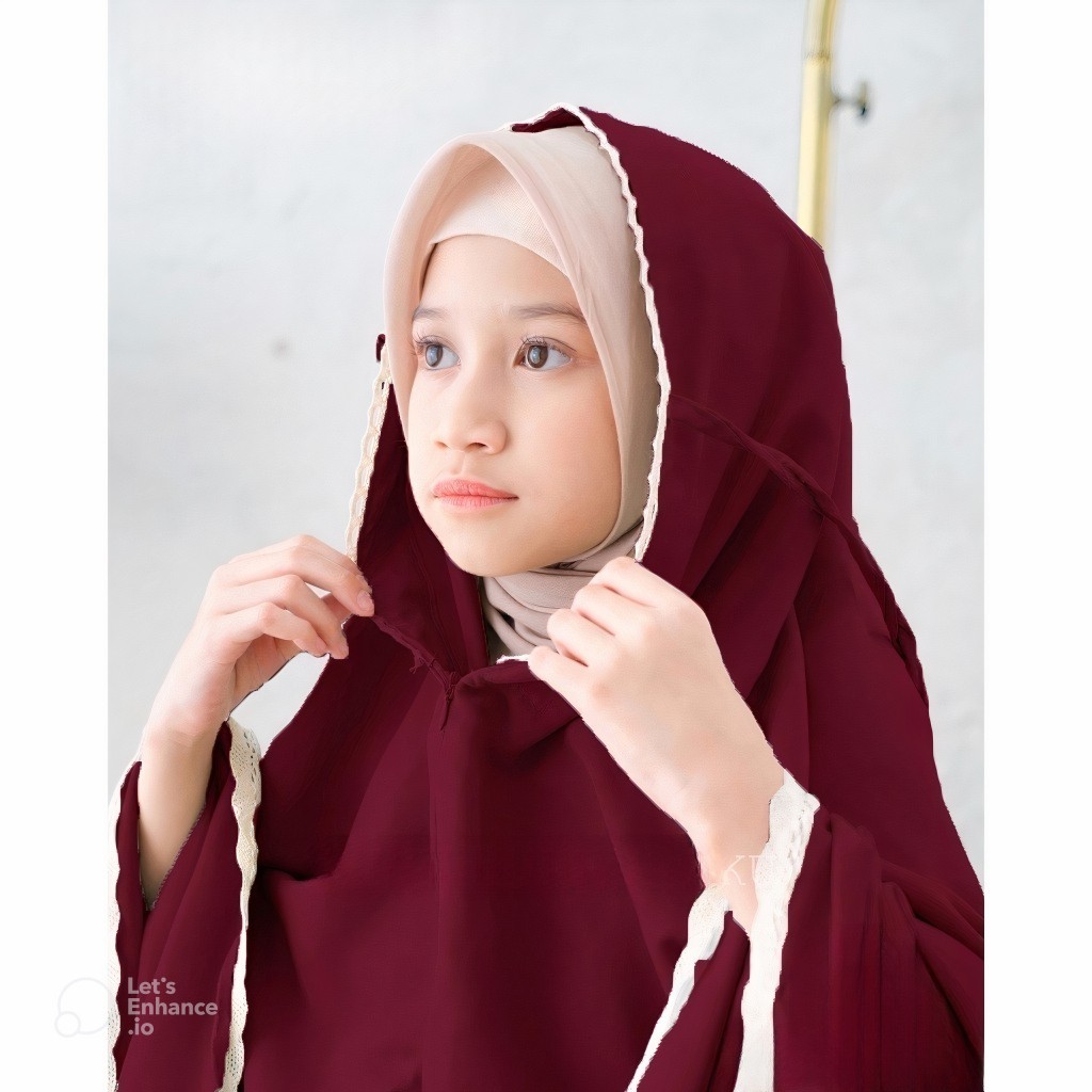 MUKENA ANAK AZZURA TRAVELING 2 IN 1 FATIMAH KATUN FREE TAS SAJADAH AMPLOP-MUKENA AZZURA