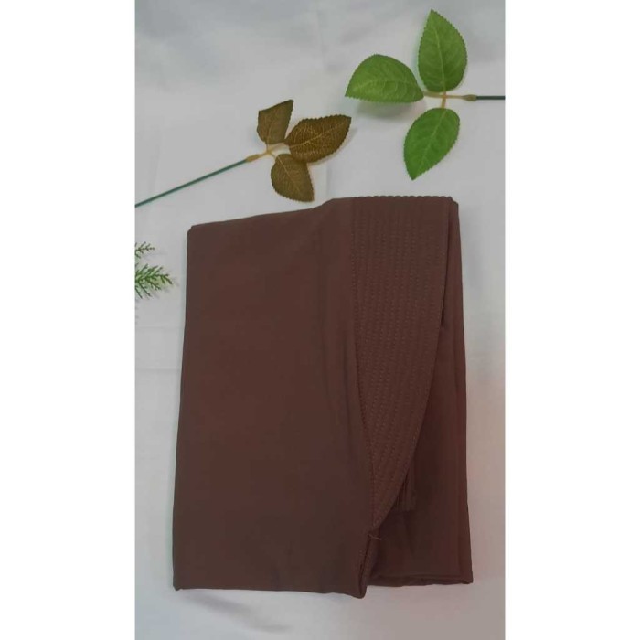 Hijab Bergo Hamidah Jumbo XL Bahan Spandek Jersey Instan Khimar Syar'i - TAupe