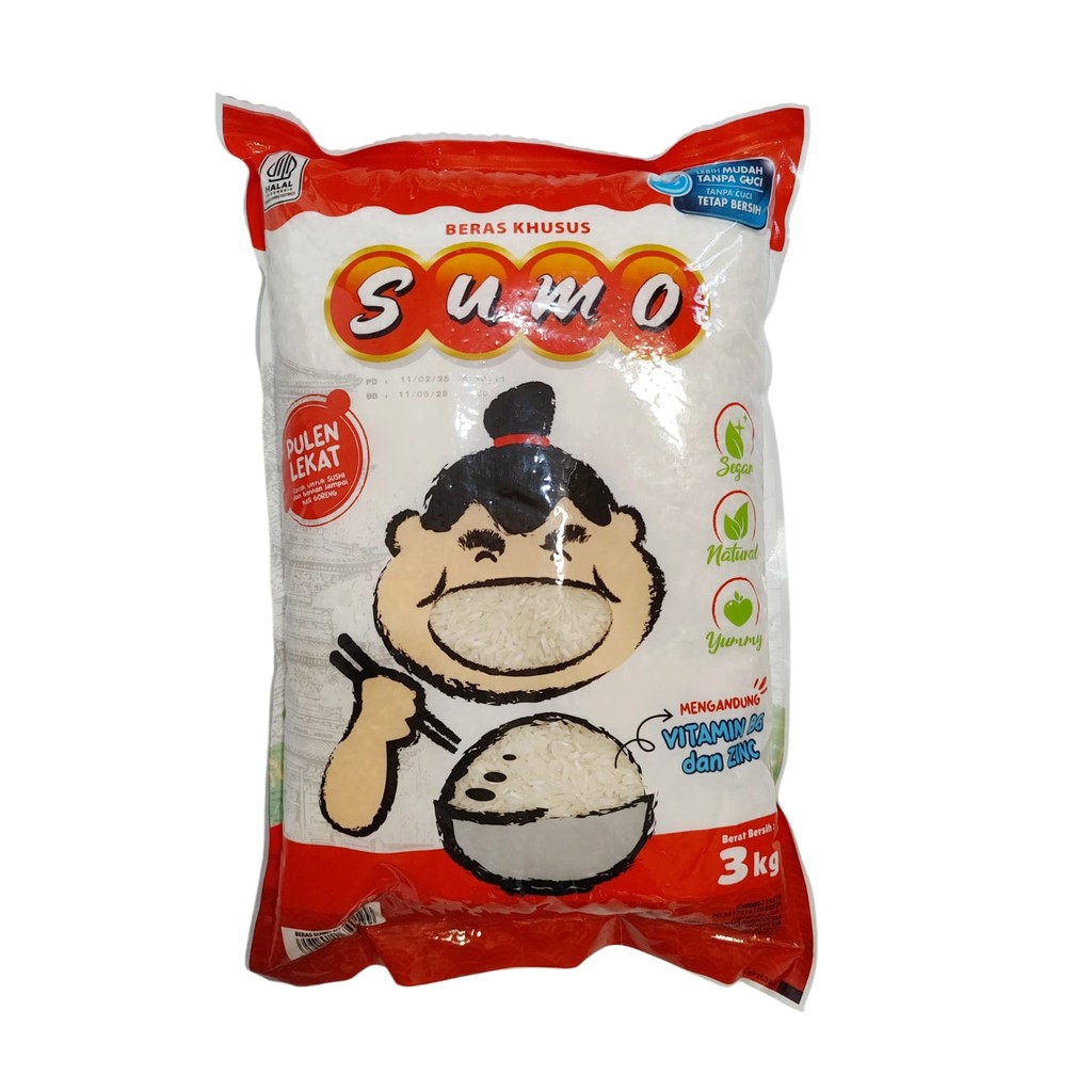 

Beras Sumo Merah Kemasan 3kg dan Kacang Bandung 450gr