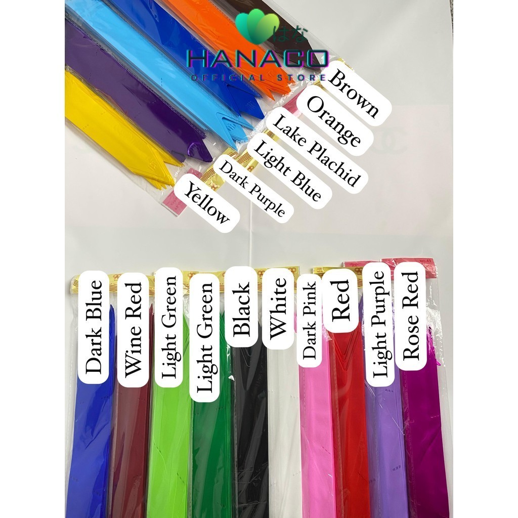 

HANACO - (1pack) Pita Tarik Motif / Pita Serut INK isi 10pcs Dekorasi