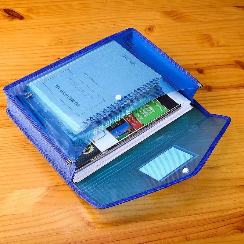 

A5 Stationery Storage Folder File Folder Waterproof File Organizer Folders Pvc Bag Portfolio Paper Storage Office Organizers