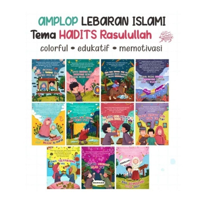 

MUMPUNG PROMO Amplop Lebaran Islami Hadits Rasulullah Hari Raya Idul Fitri TERLARIS