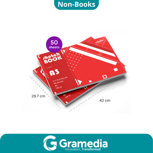

[Gramedia Cijantung] Estudee Sketch Book A3 I