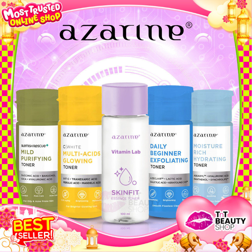 Azarine Skin Fit Essence Toner 80 ml | Toner 90ml | Tnt Beauty Shop