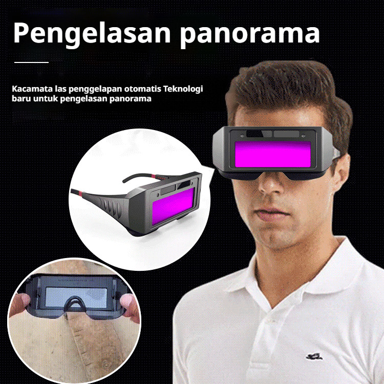 ✨GRATIS ONGKIR Murah Meriah✨ Kacamata Las Otomatis/Kacamata Welding Auto Darkening/Anti Silau Solar 