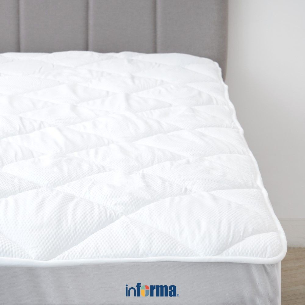 Informa Sleep 160X200 cm Pelindung Kasur Comfort Mattress Protector Penutup Atas Kasur Alas Matras P