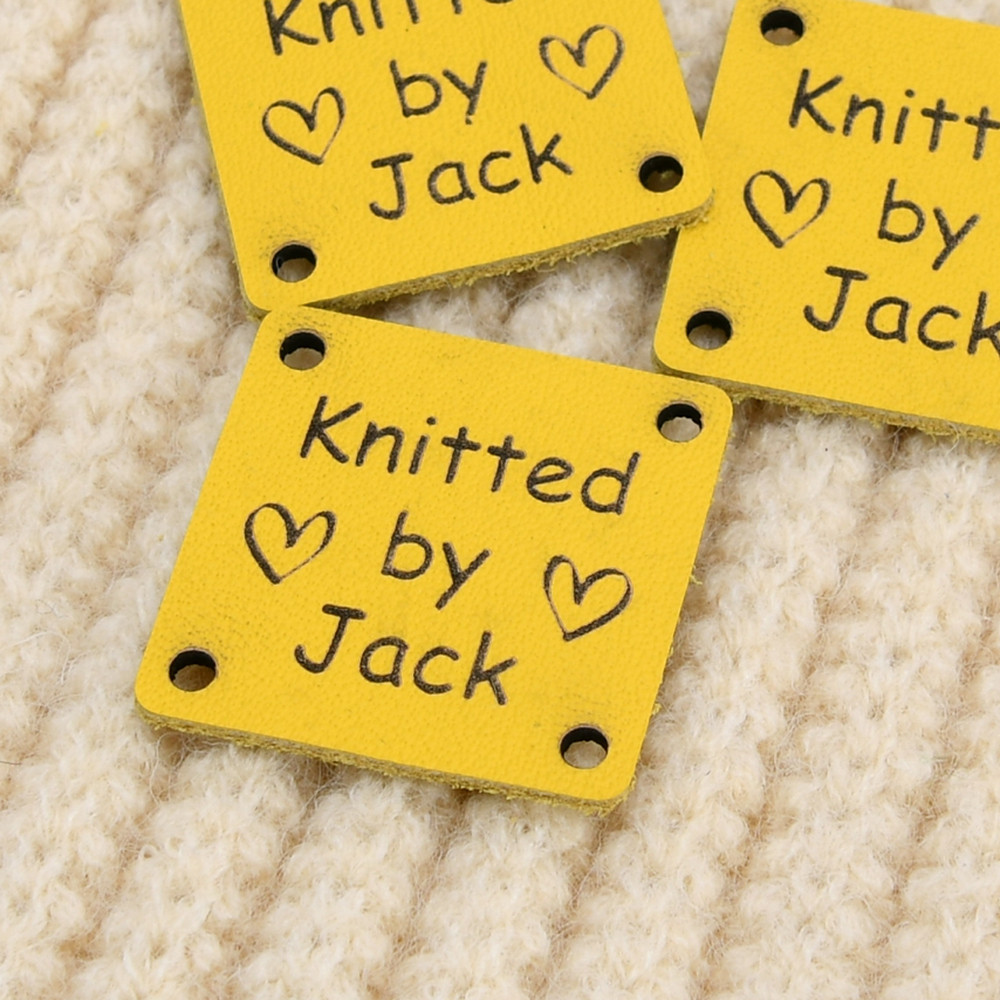 

Personalized Labels, Genuine Leather , Leather Tags , Custom Labels, Crochet Labels, Sewing, Text/Logo D506