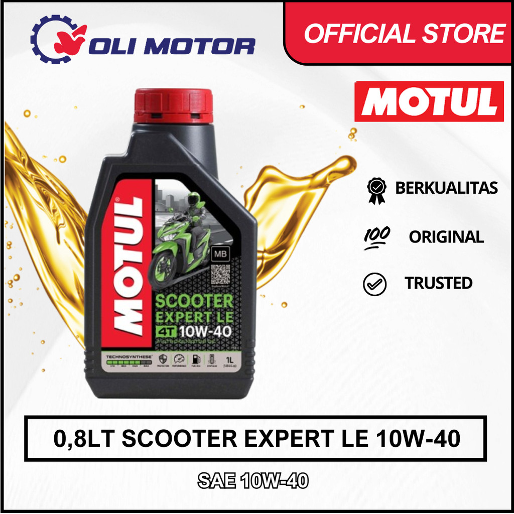 Oli Motul Scooter Expert LE 10W-40 800ML MOTUL
