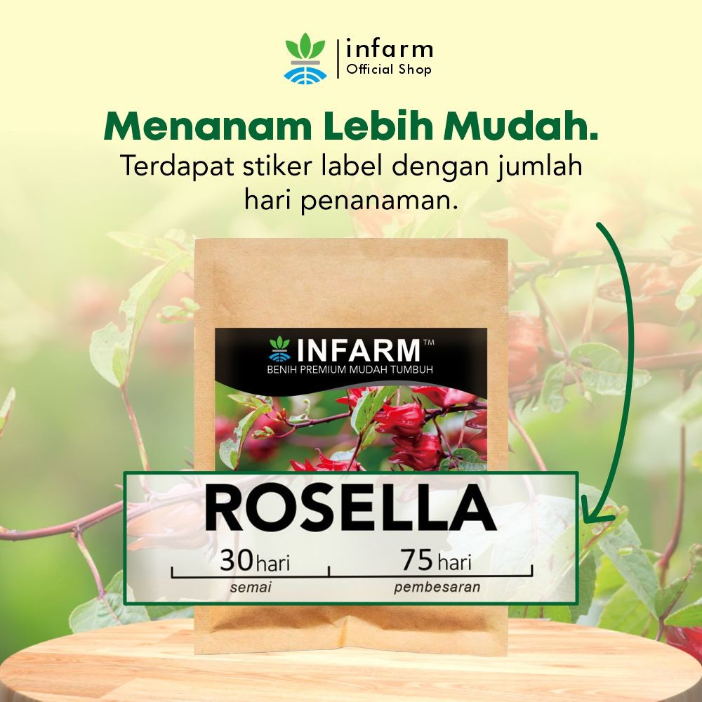 ID INFARM - BENIH BIBIT BIJI SUPER BUNGA ROSELLA