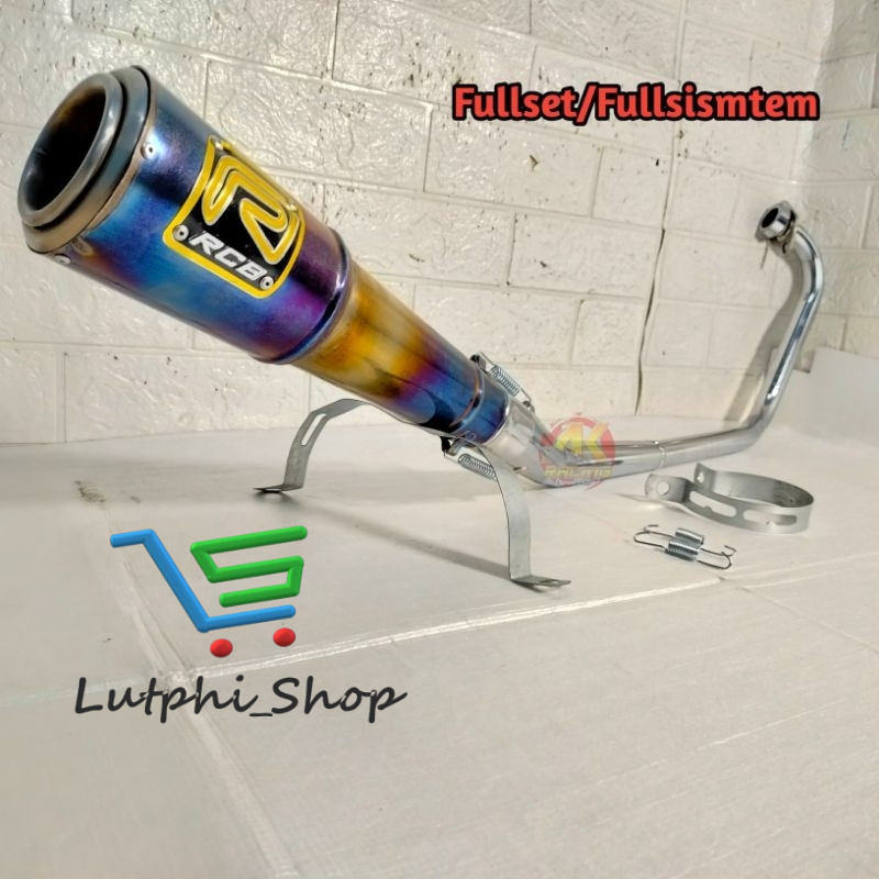 Knalpot RCB Ultra Bluemoon Untuk Motor MX New MX Old MX King Satria FU Satria FI Sonic CS1