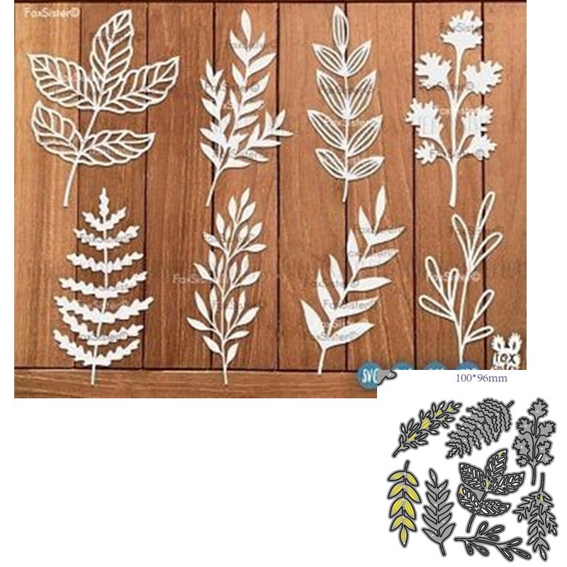 

Metal Cutting Dies Cut Mold leaf Decoration Scrapbook Paper Craft Knife Mould Blade Punch Stencils