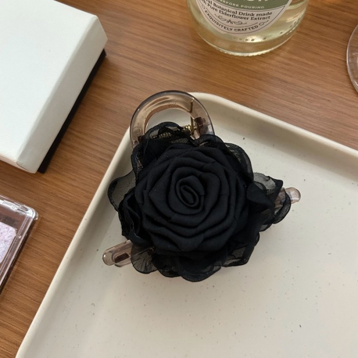 JEDAI SHARK ROSE KOREA MAWAR JEPIT JEPITAN RAMBUT BUNGA FLOWER CEPOL HAIR CLAW HAIRCLIP HAIRPIN AKSE