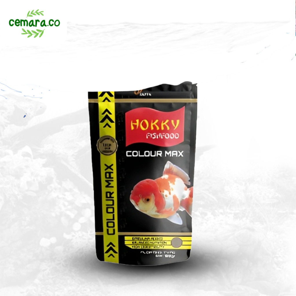 HOKKY Colour Max Pelet Pakan Ikan Koki Koki Goldfish - 100 gram Cemara.co