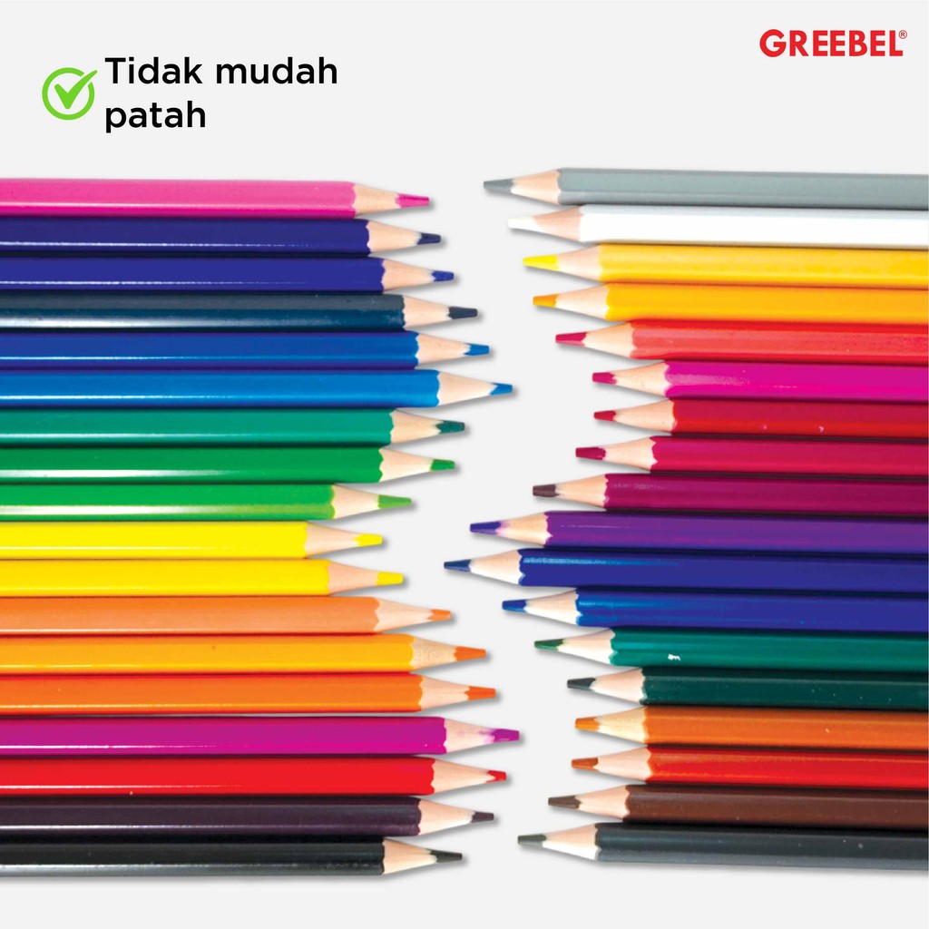 

PARKO Pensil Warna 36 Warna / Woodless Colour (36 PKW-909) / Color Pencil Timur Agung Grosir RB9
