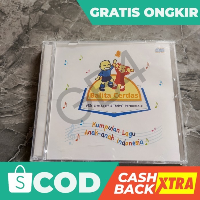 KUMPULAN LAGU ANAK-ANAK INDONESIA-CD ORIGINAL