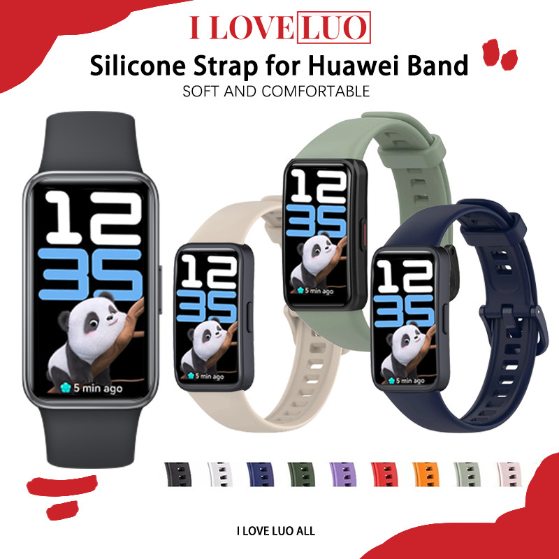 Sport Soft Original Silicone Strap for Huawei Band 10 /Huawei Band 9 /Huawei Band 8 /Huawei Band 7 /