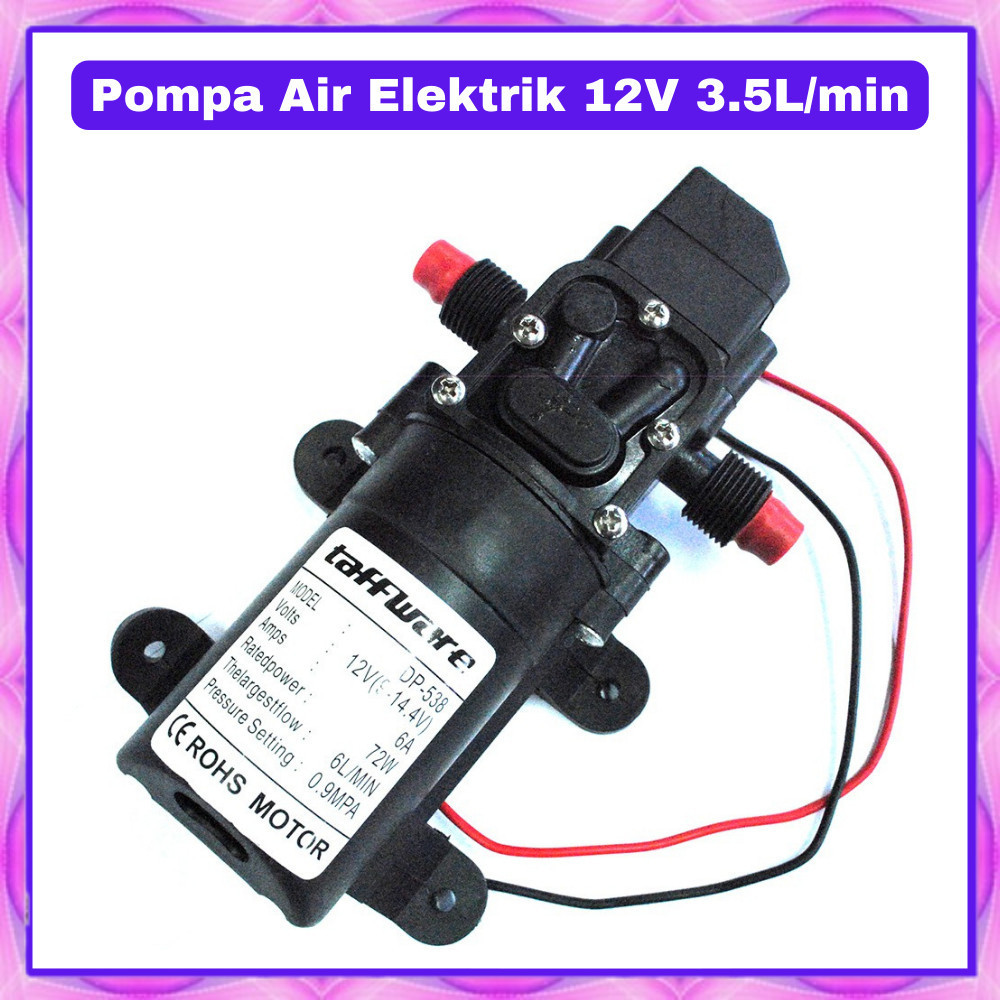 POMPA AIR ELEKTRIK HIGH PRESSURE Pump Pompa Air Elektrik High Pressure 12V-COD