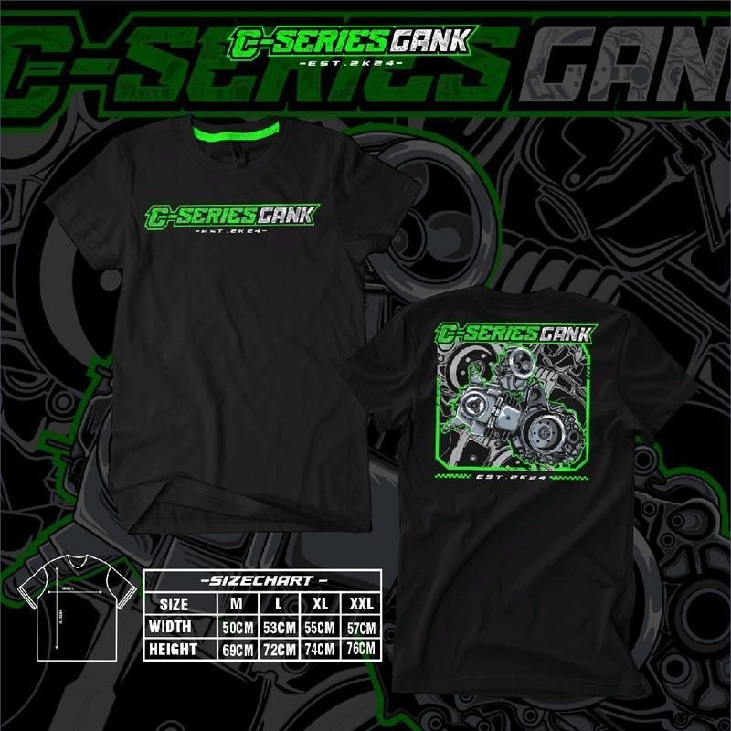 Angkut Store - Kaos C Series Gank V2 / Baju T-shirt Distro C-Series Gank Est 2K24 / Pakaian pria wan