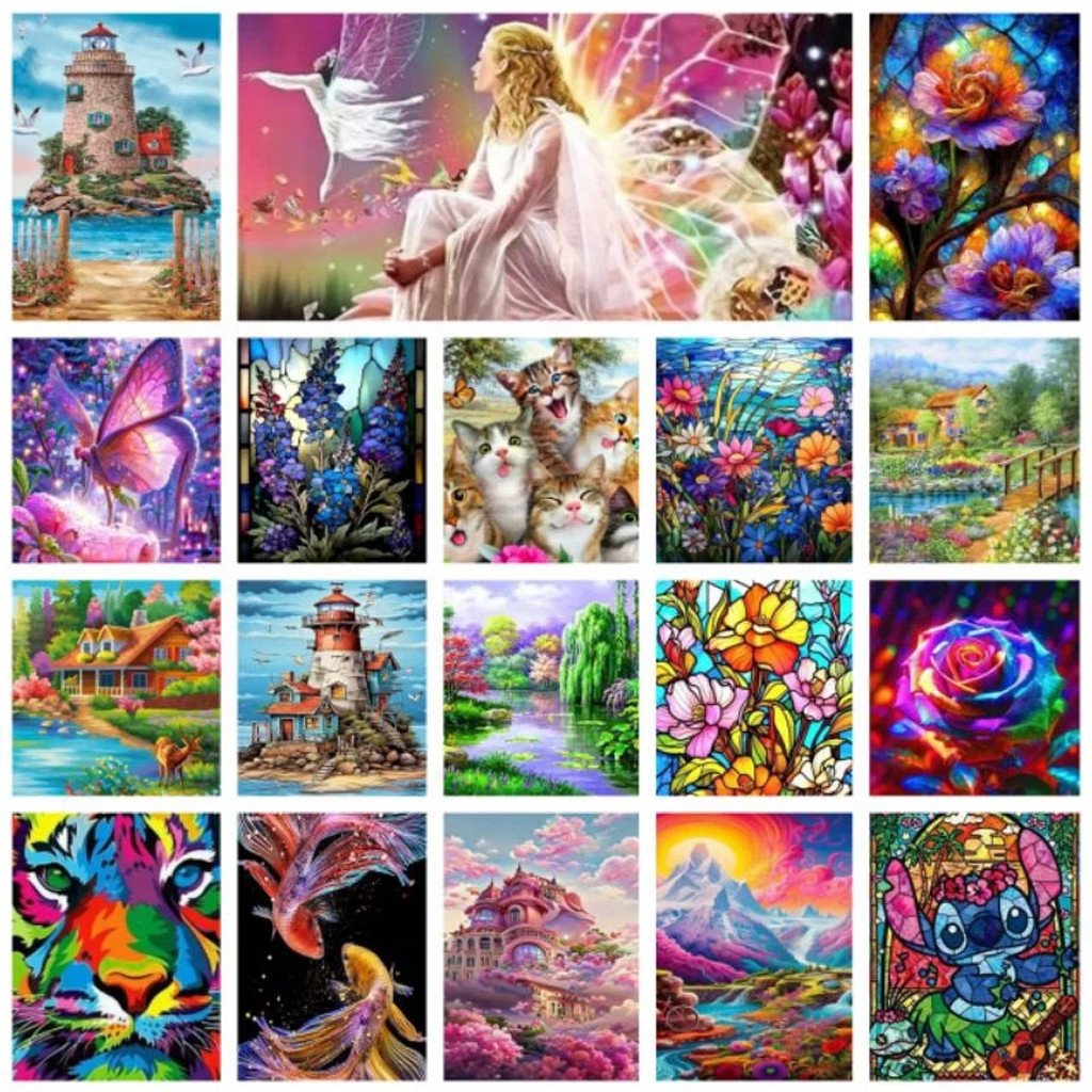 

OZ Diamond Painting Set Lengkap Jumbo DIY Diamond Painting Decoration Painting R1191