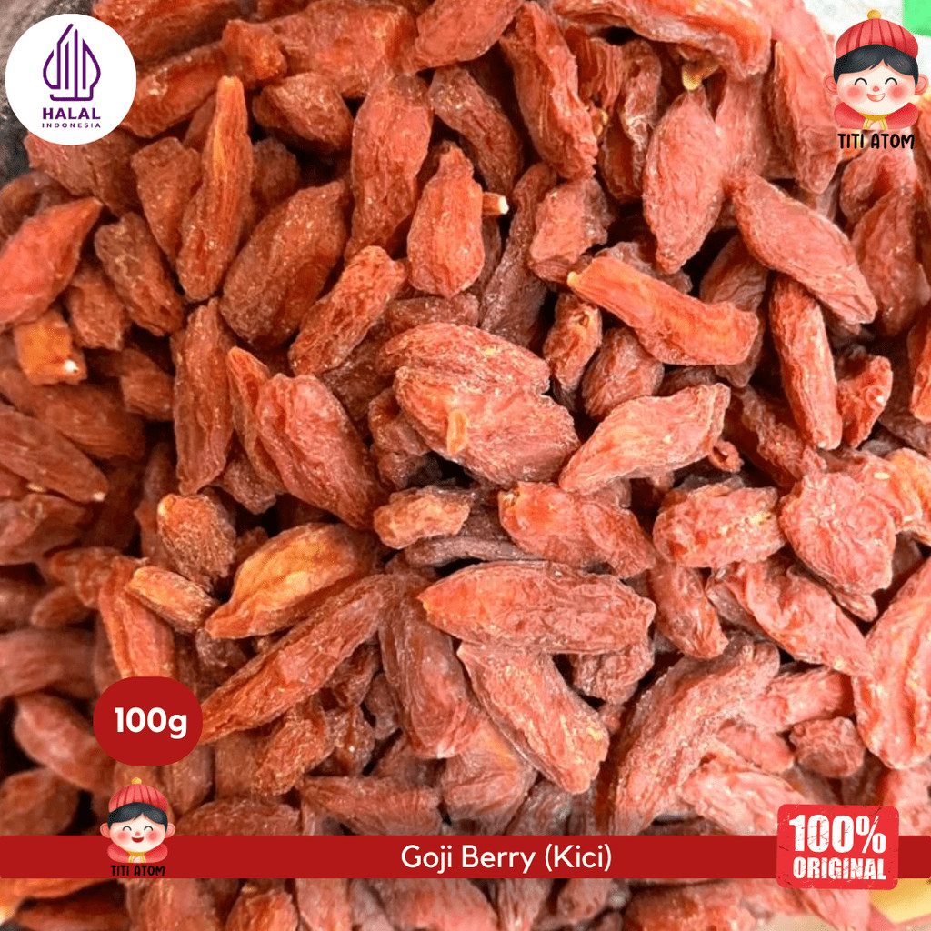 

Goji Berry Ki Ci Gou Qi 枸杞 Premium Biji Bijian Untuk Mata 100g
