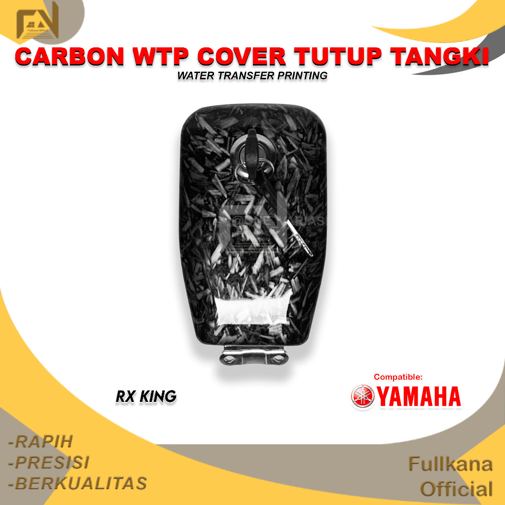 FULLKANA CARBON - TUTUP TANGKI TANKI RX KING CARBON KARBON FORGED BERKUALITAS