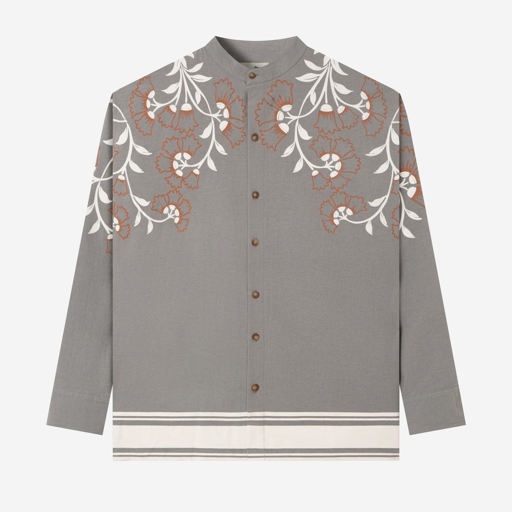 DUHA Baju Koko Lengan Panjang - Eeyas - Grey