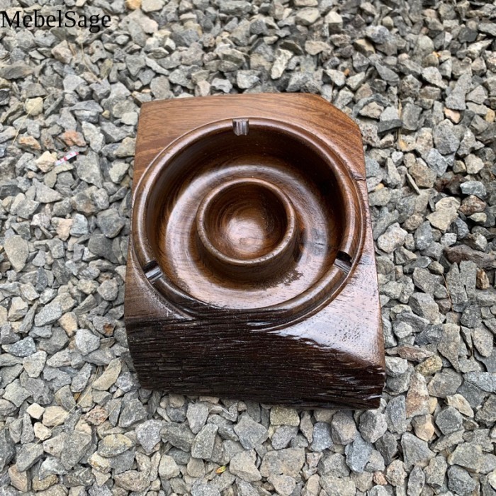 ASBAK KAYU LIMITED EDITION/ASBAK KAYU ESTETIK/ASBAK/ASBAK SOUVENIR IPX6