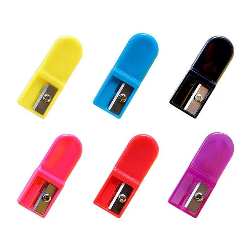 

10PCS Portable Mechanical Pencil Lead 2.0 Refill Grinder Mini Jelly Color Plastic Pencils Sharpener For Children School Supplies
