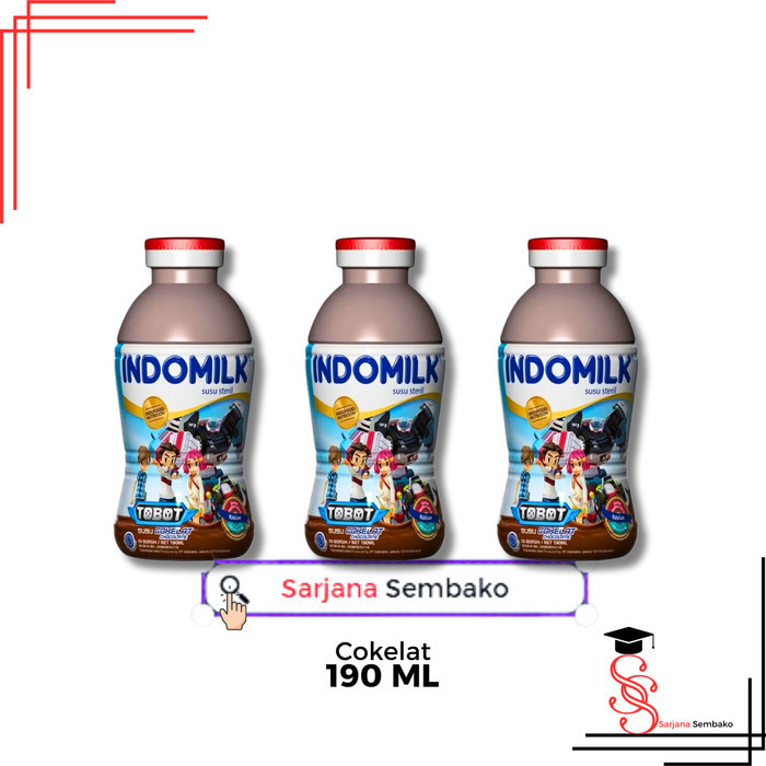 

Indomilk Cokelat Susu UHT Botol - 190ml