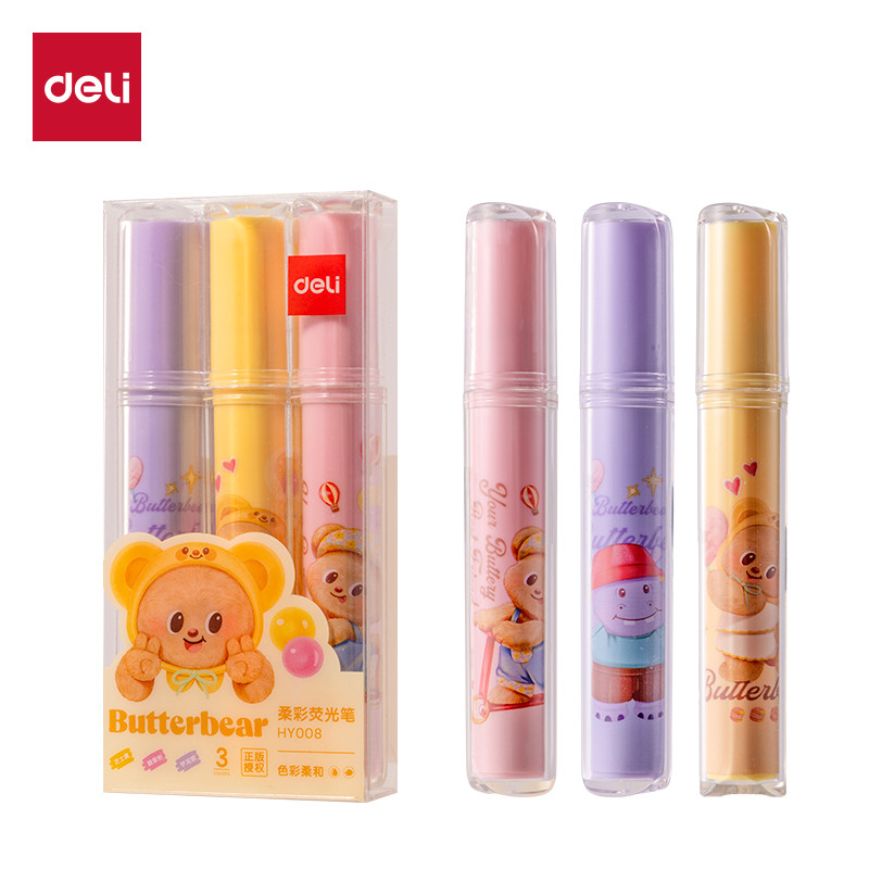 

Deli x Butterbear | Highlighter Set | 3 Warna | HY008